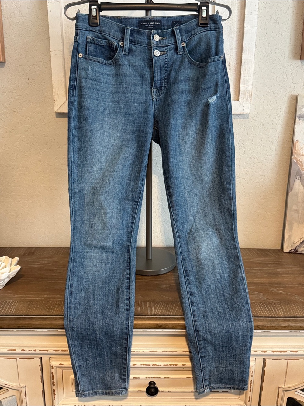 Lucky Brand Women’s Skinny Jeans in Vintage Blue Wash